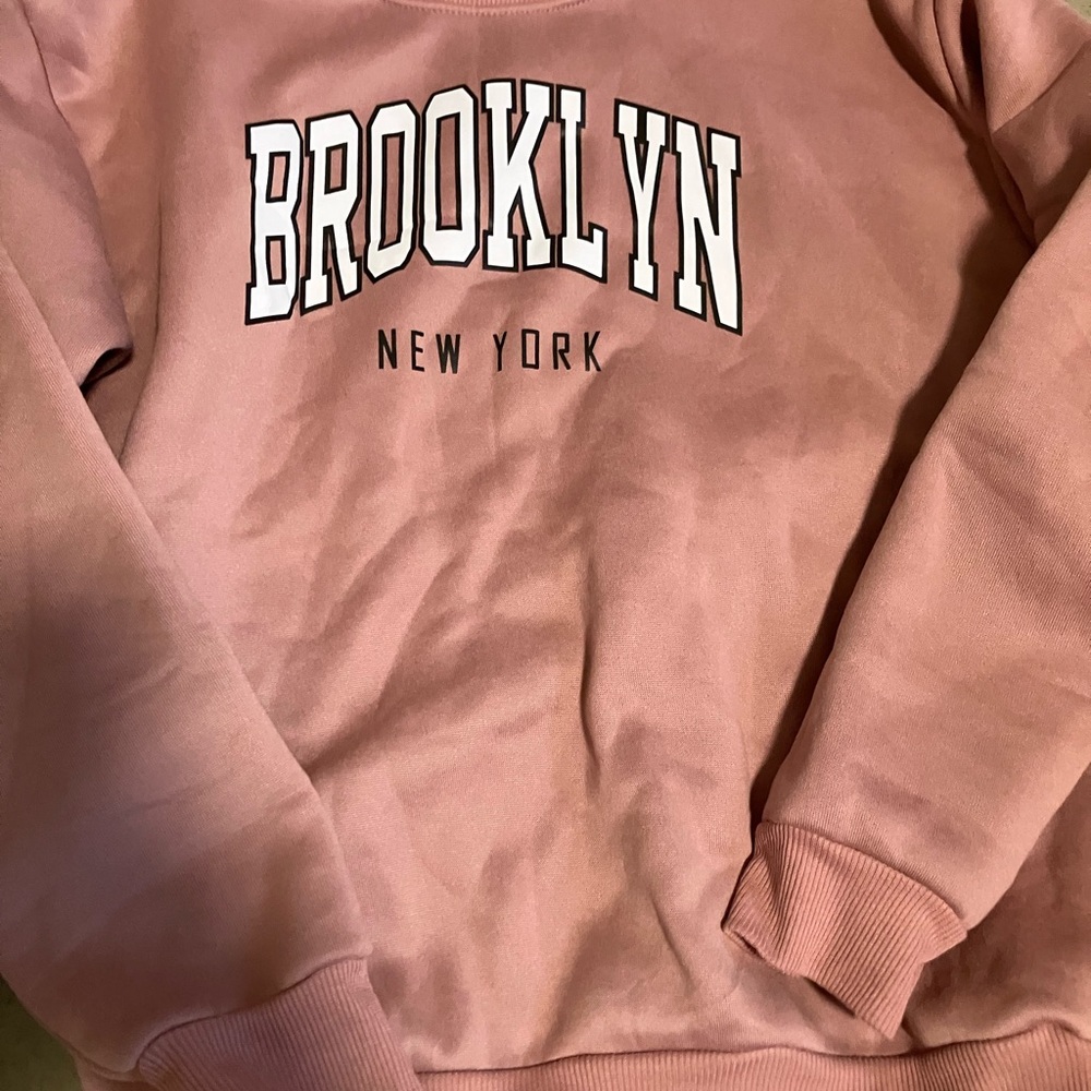 Pink Brooklyn New York Sweatshirt